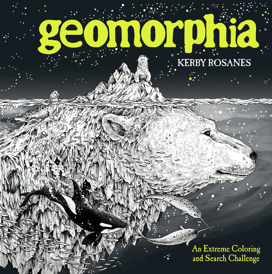 Geomorphia: An Extreme Coloring and Search Challenge by Rosanes, Kerby. ISBN 9780525536734.