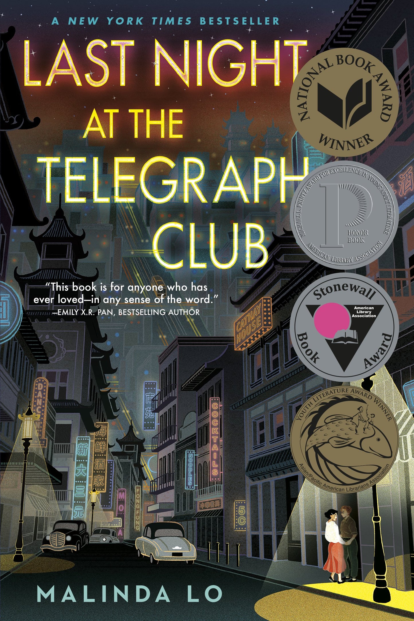 Last Night at the Telegraph Club by Lo, Malinda. ISBN 9780525555278.