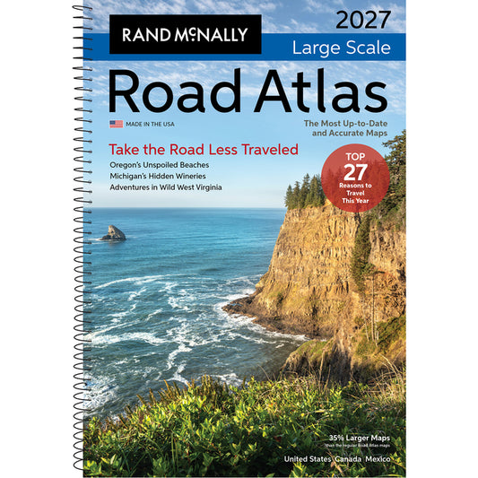 Rand McNally 2027 Large Scale Road Atlas by Rand McNally. ISBN 9780528029509.
