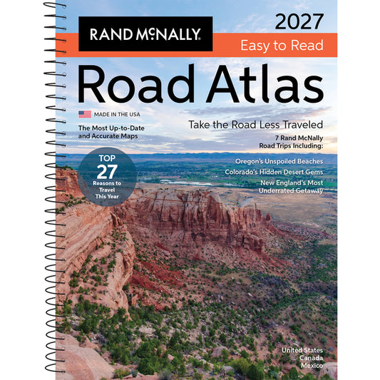 Rand McNally 2027 Easy to Read Midsize Road Atlas by Rand McNally. ISBN 9780528029516.