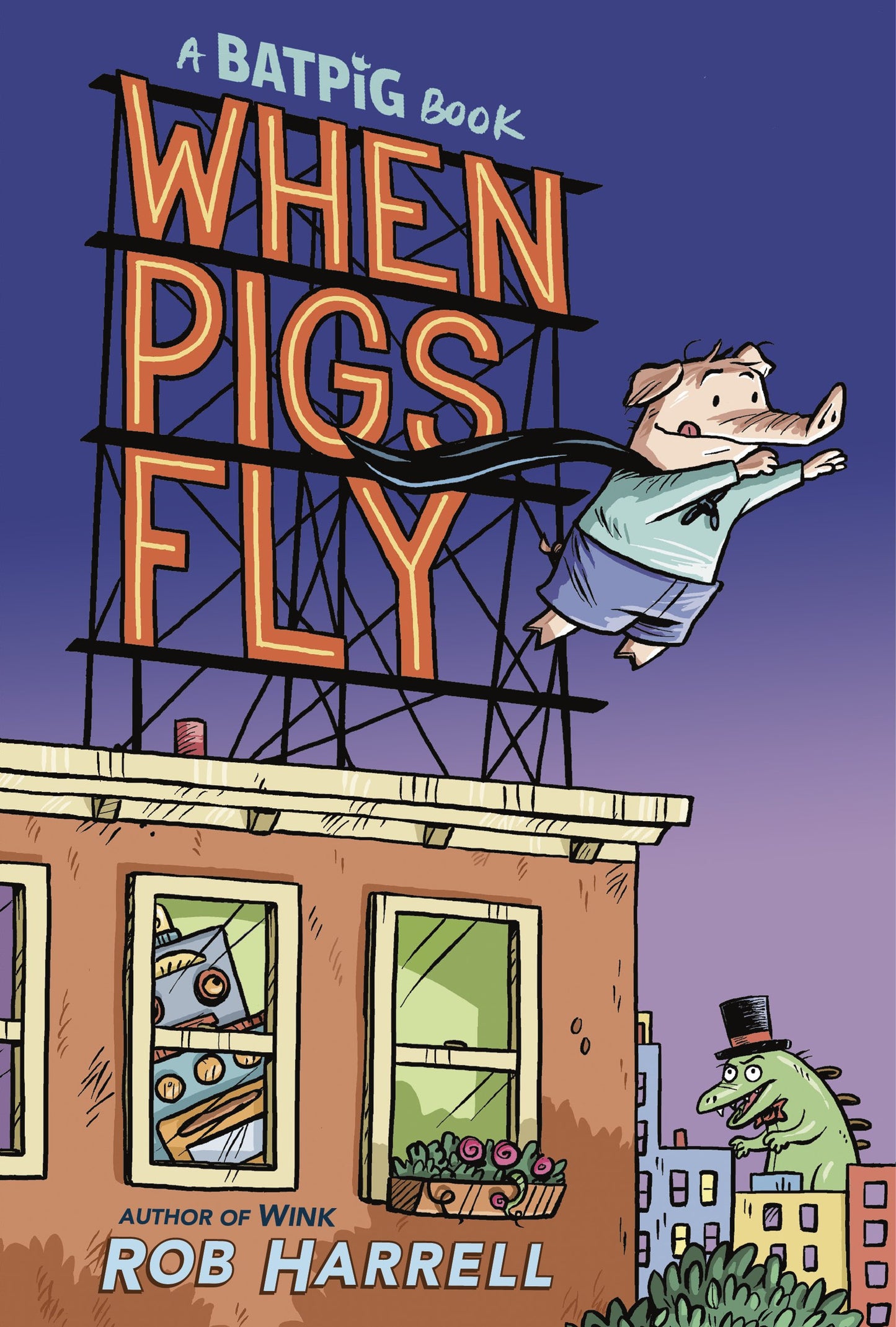 Batpig: When Pigs Fly by Harrell, Rob. ISBN 9780593354155.