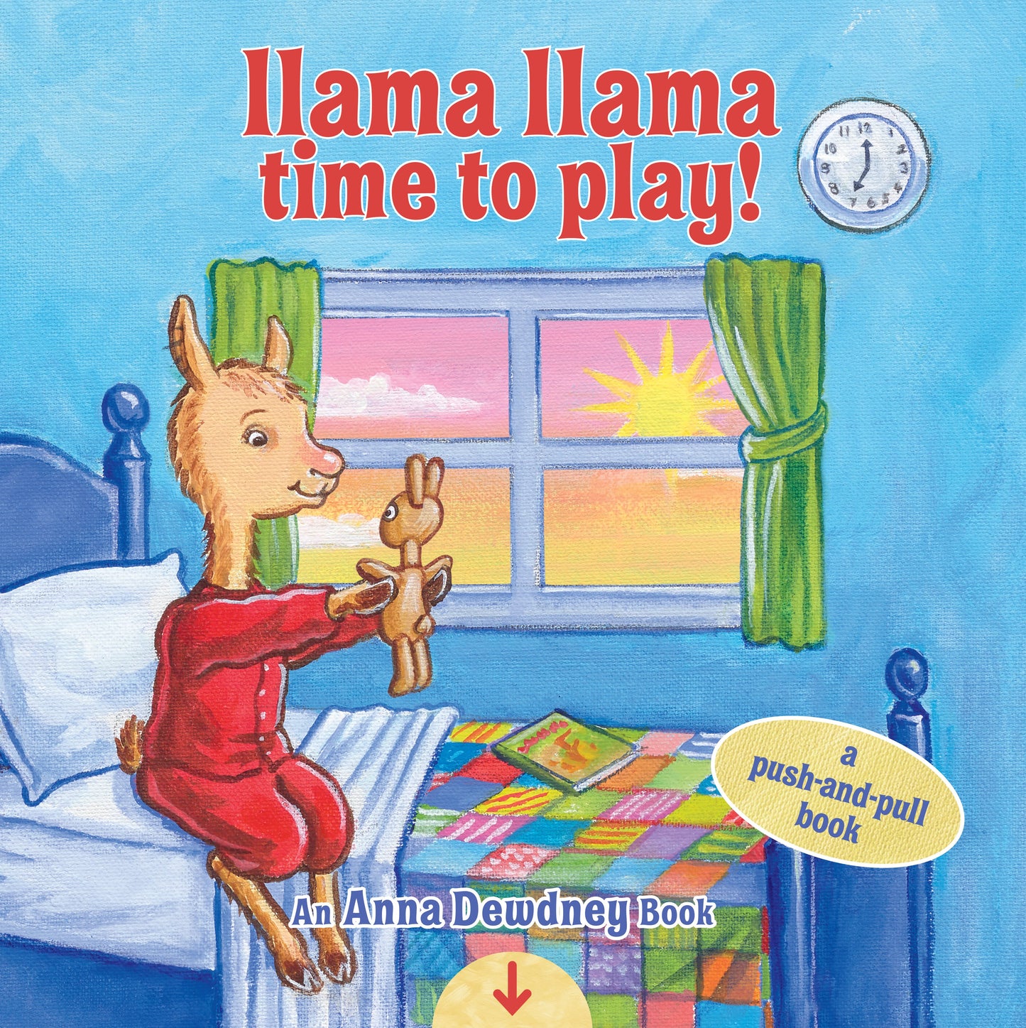 Llama Llama Time to Play: A Push-And-Pull Book by Dewdney, Anna. ISBN 9780593383629.