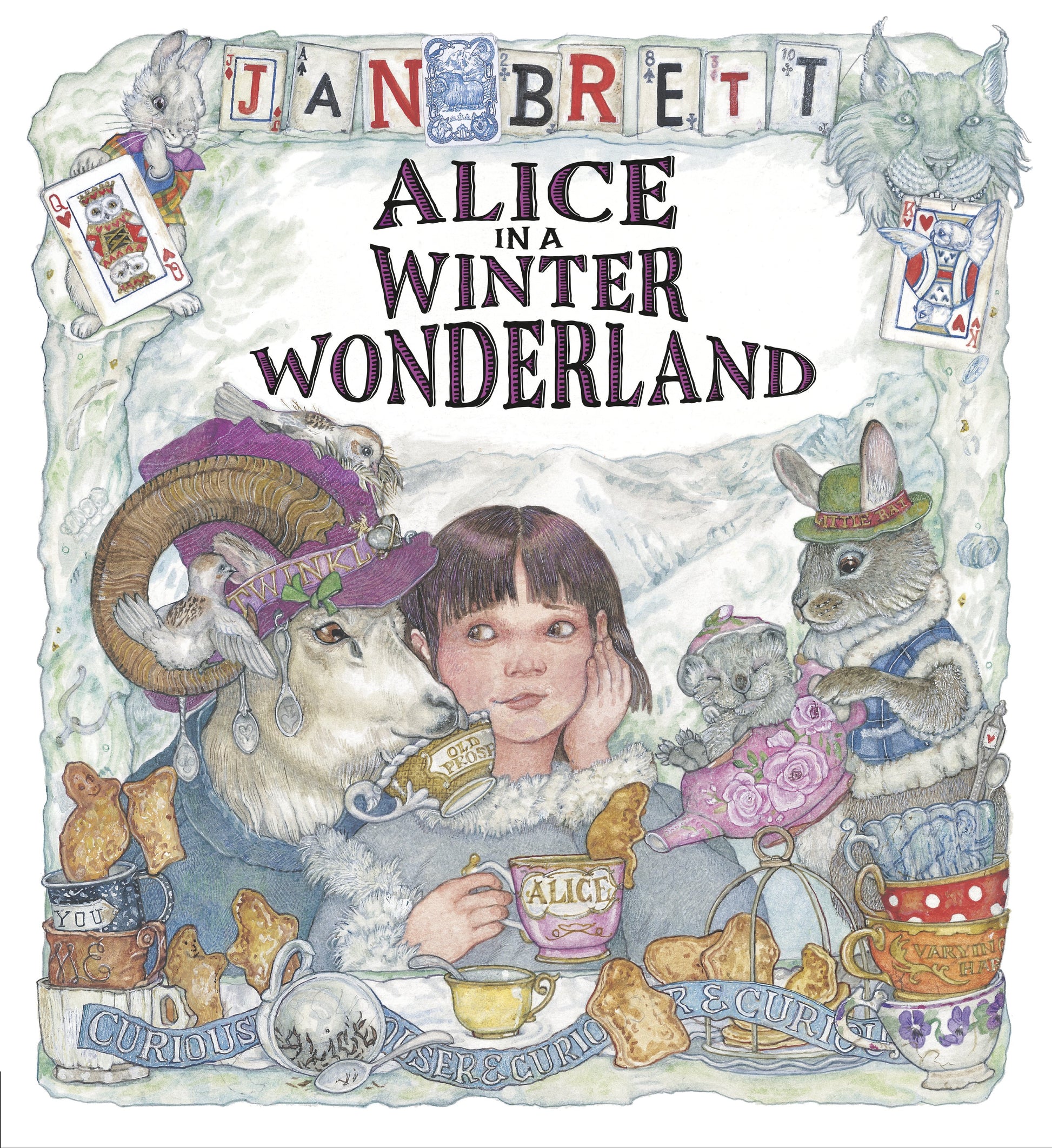 Alice in a Winter Wonderland by Brett, Jan. ISBN 9780593533888.