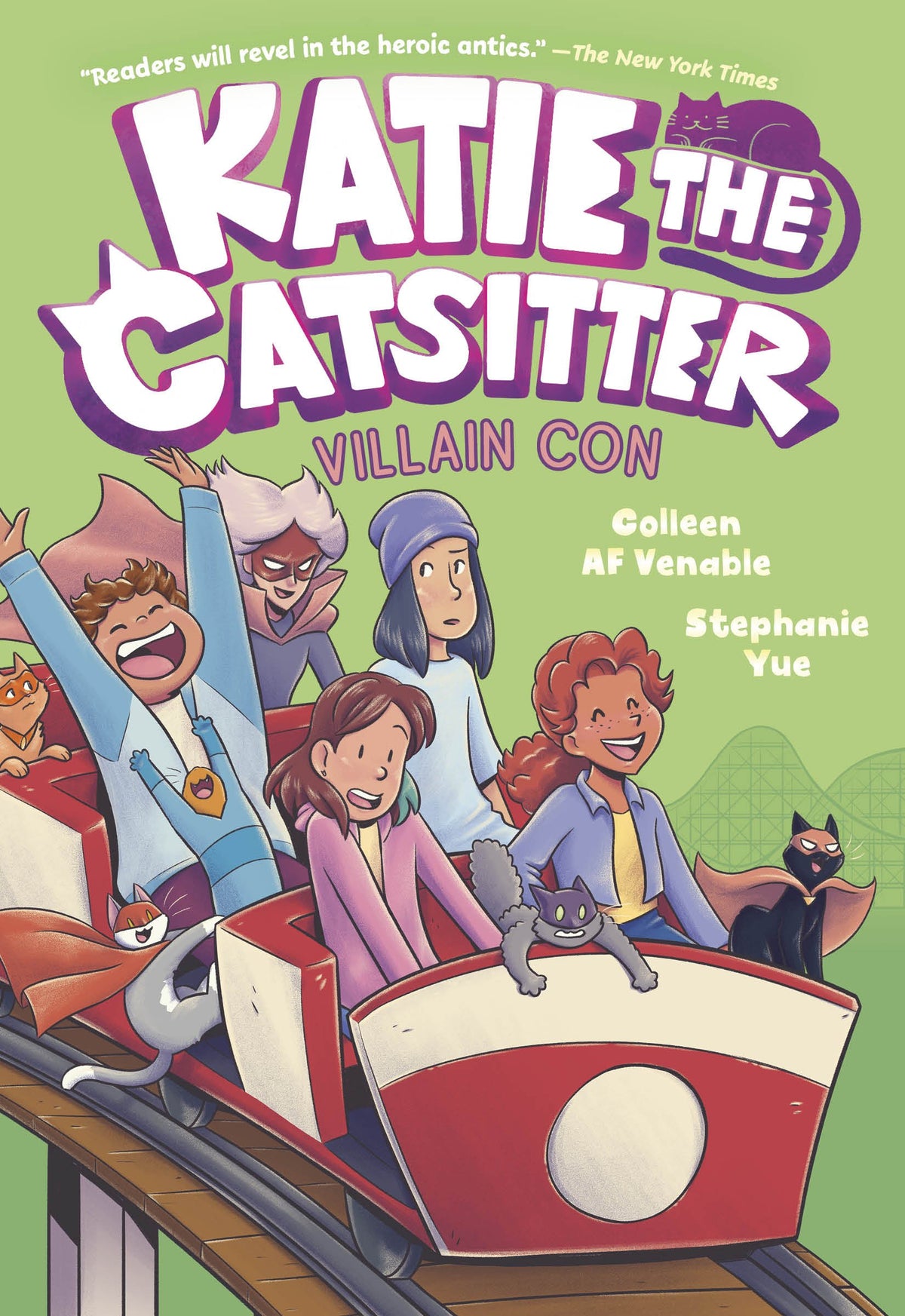 Katie the Catsitter 5: Villain Con: (A Graphic Novel) by Venable, Colleen Af. ISBN 9780593570449.