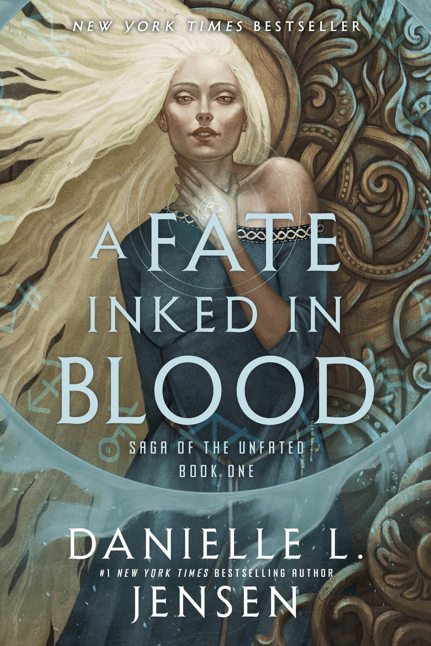 A Fate Inked in Blood: Book One of the Saga of the Unfated by Jensen, Danielle L.. ISBN 9780593599853.
