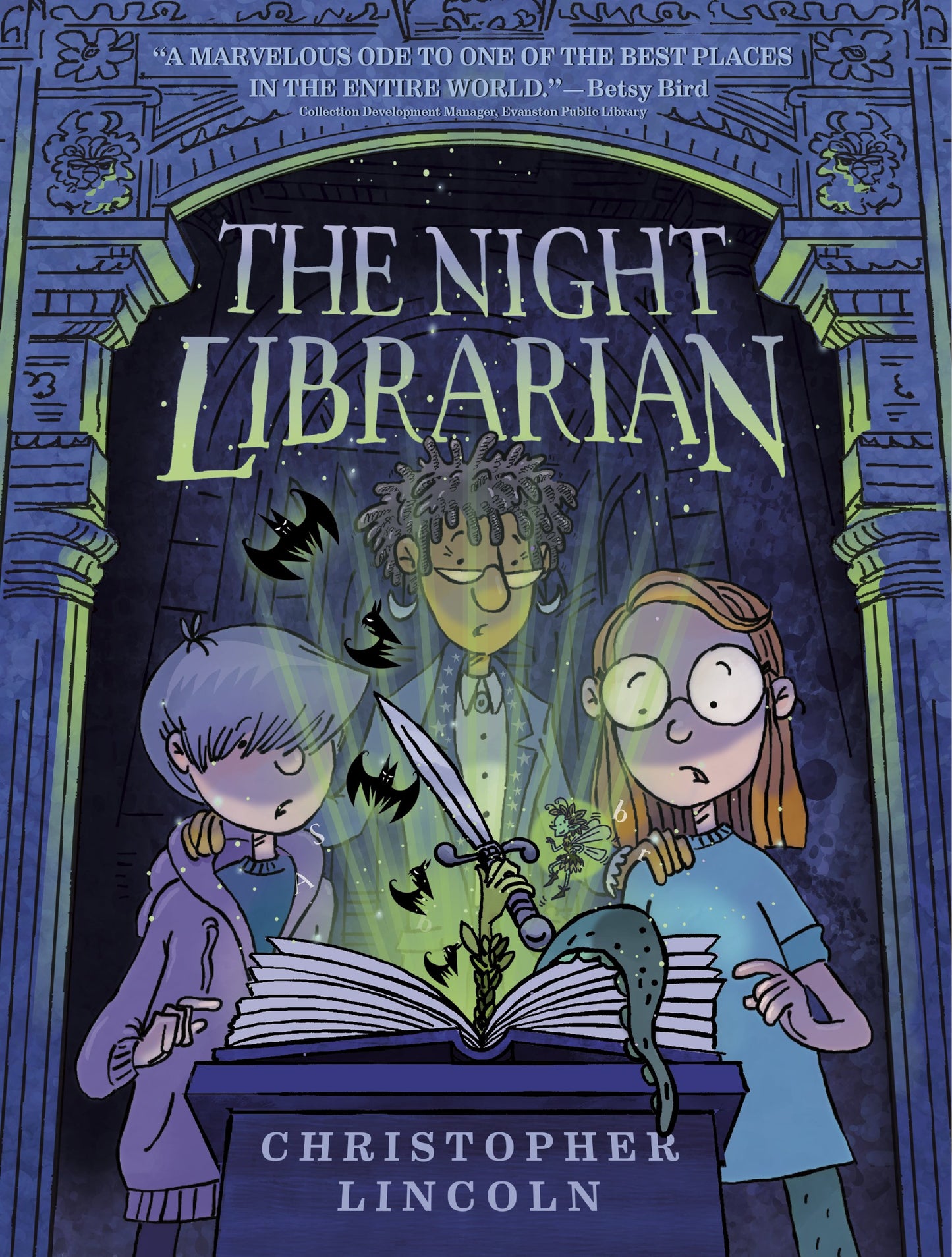 The Night Librarian: A Graphic Novel by Lincoln, Christopher. ISBN 9780593617663.