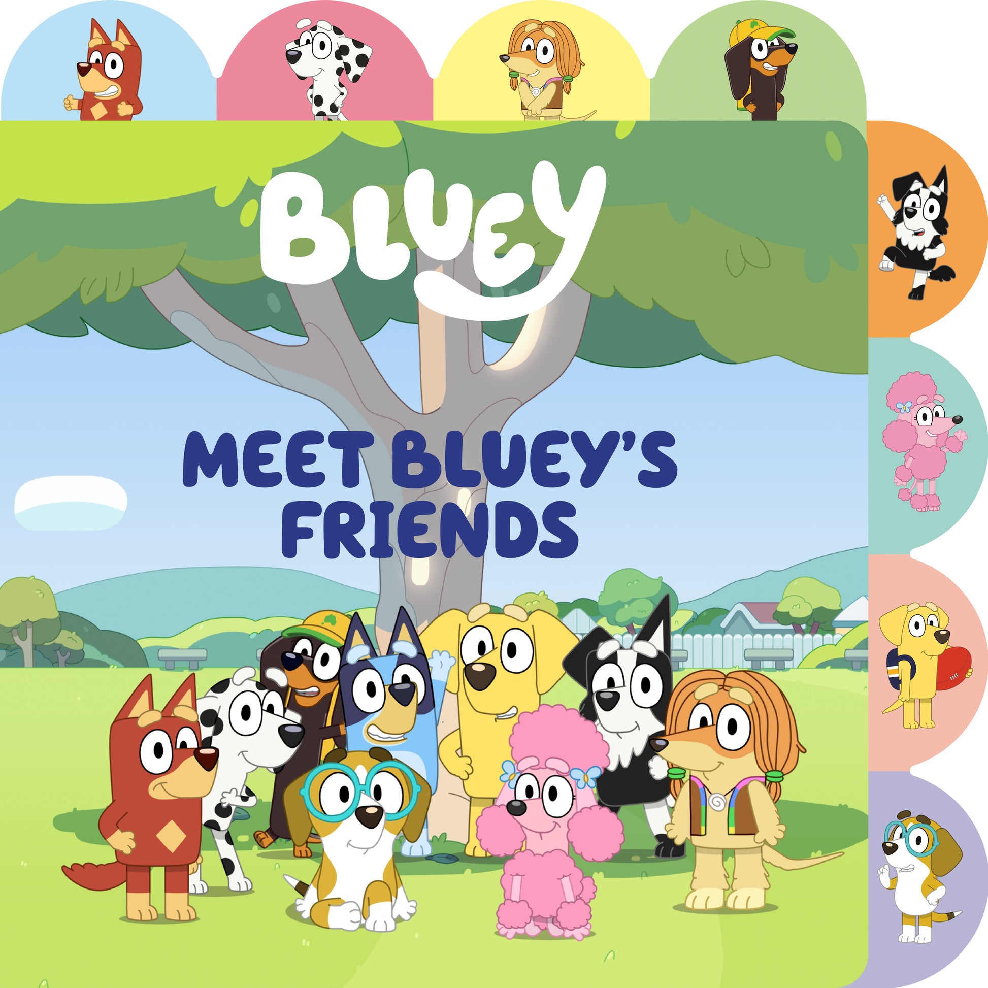 Meet Bluey's Friends: A Tabbed Board Book by Rusu, Meredith. ISBN 9780593658437.