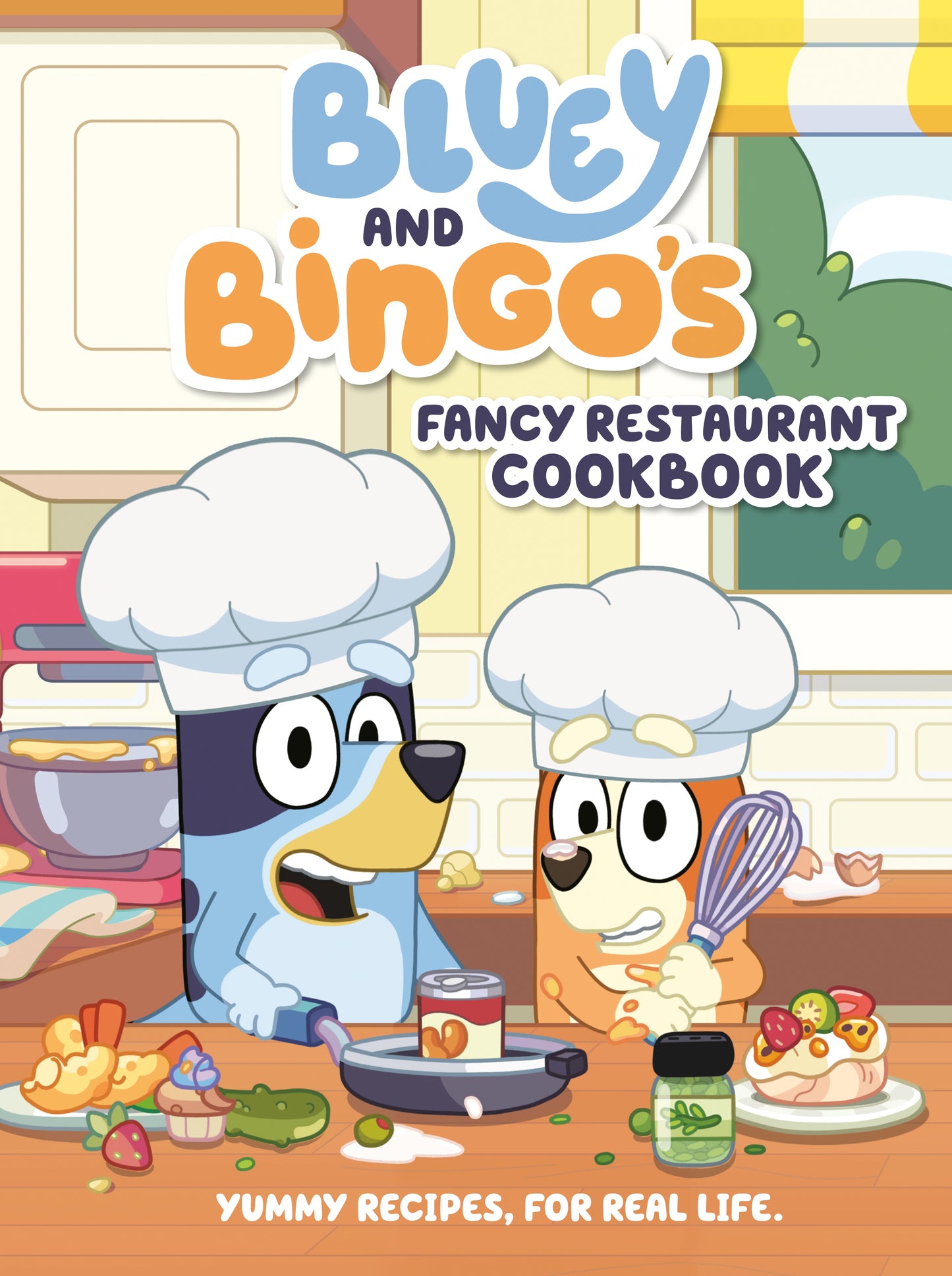 Bluey and Bingo's Fancy Restaurant Cookbook: Yummy Recipes, for Real Life by Penguin Young Readers Licenses. ISBN 9780593659533.