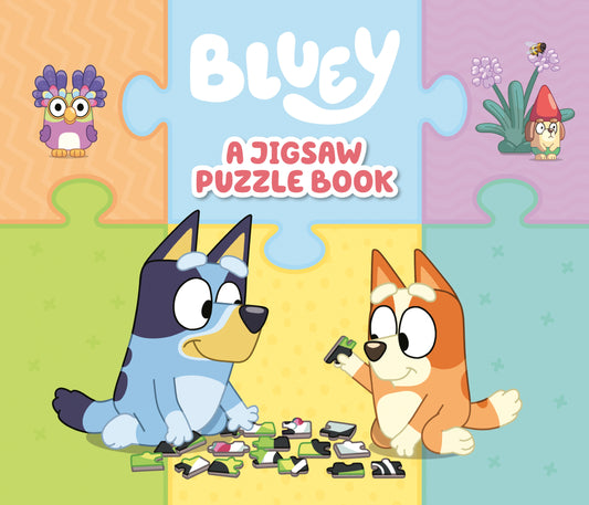 Bluey: A Jigsaw Puzzle Book: Includes 4 Double-Sided Puzzles. ISBN 9780593752319.