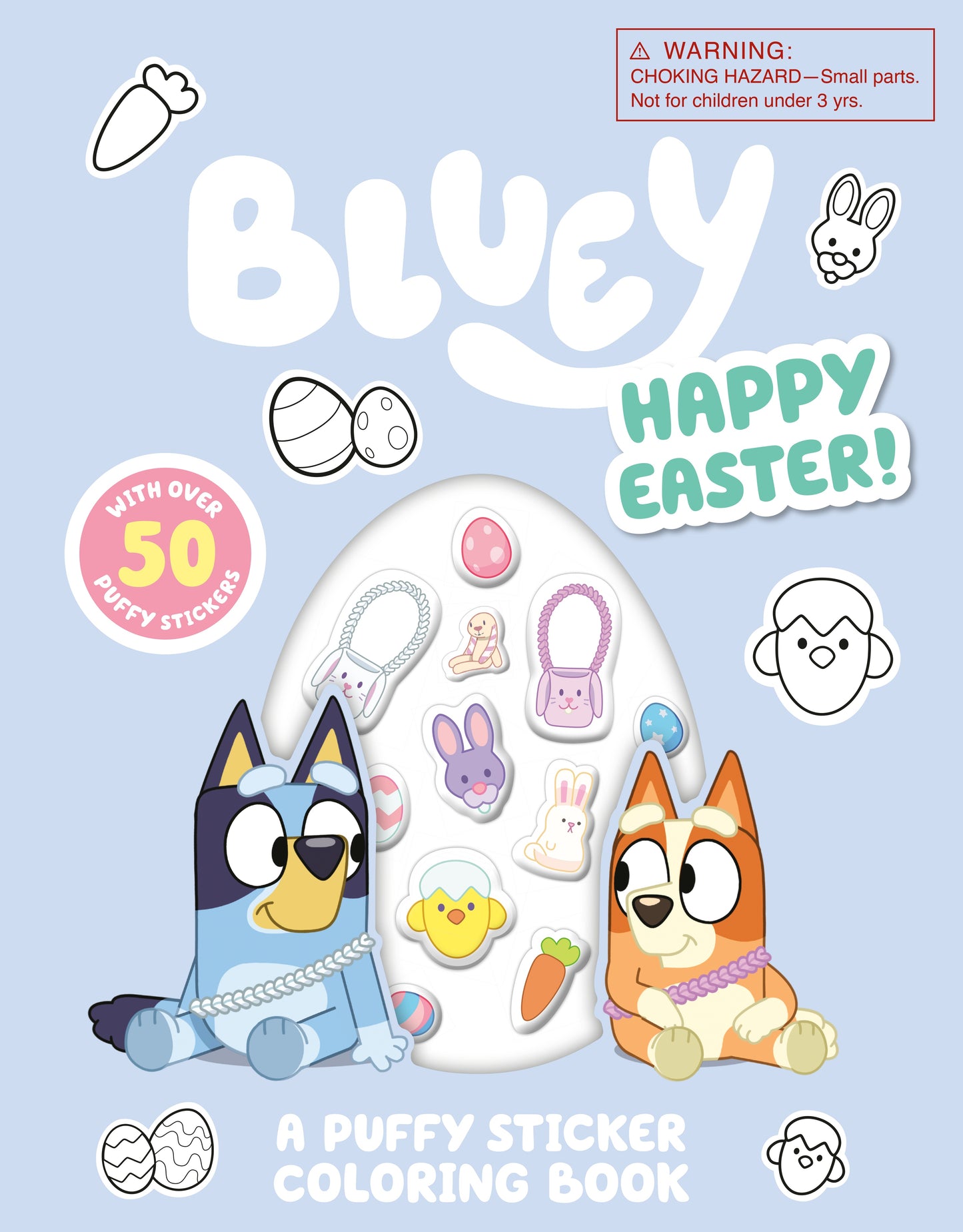 Bluey: Happy Easter! a Puffy Sticker Coloring Book: With Over 50 Puffy Stickers by Penguin Young Readers Licenses. ISBN 9780593888940.