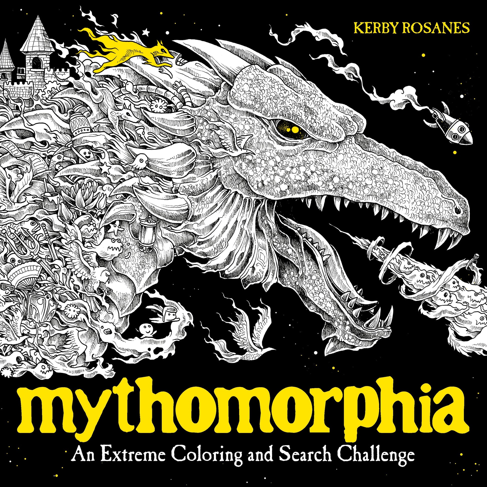 Mythomorphia: An Extreme Coloring and Search Challenge by Rosanes, Kerby. ISBN 9780735211094.