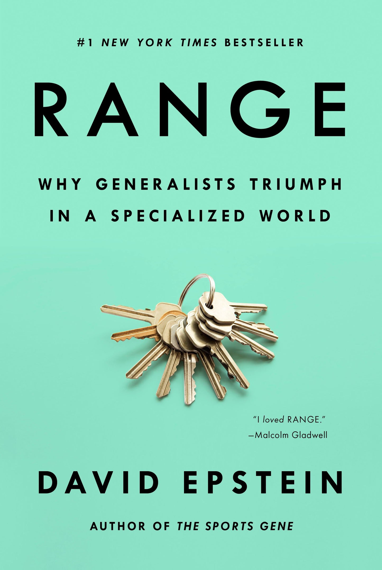 Range: Why Generalists Triumph in a Specialized World by Epstein, David. ISBN 9780735214484.