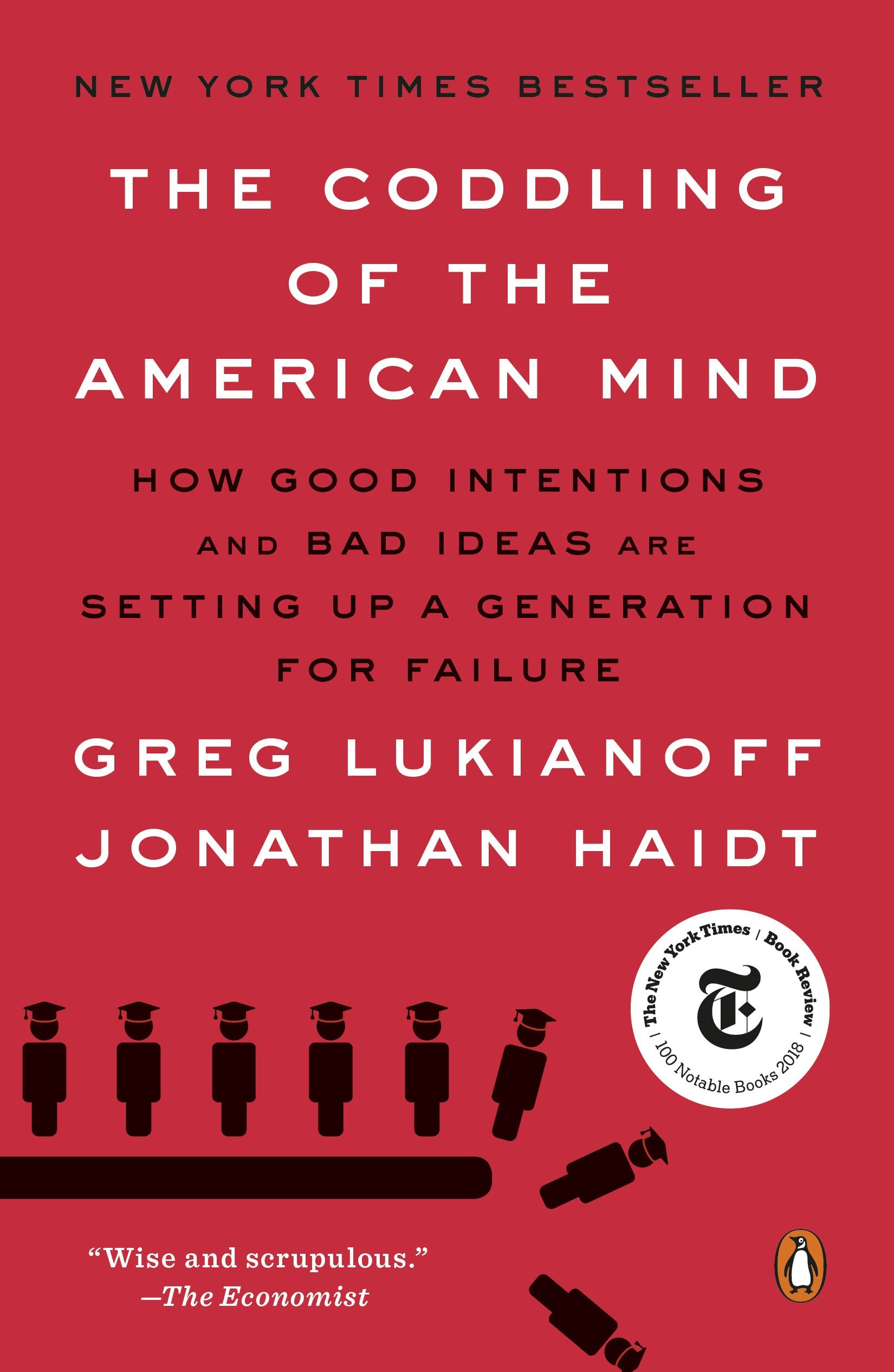 The Coddling of the American Mind: How Good Intentions and Bad Ideas Are Setting Up a Generation for Failure by Lukianoff, Greg. ISBN 9780735224919.