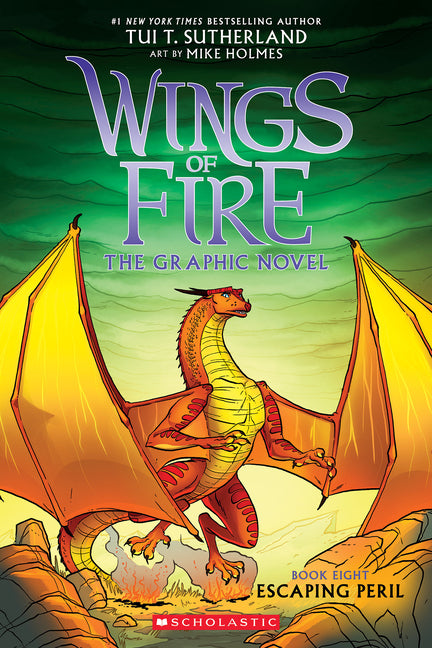 Escaping Peril: A Graphic Novel (Wings of Fire Graphic Novel #8) by Sutherland, Tui T.. ISBN 9781339001234.