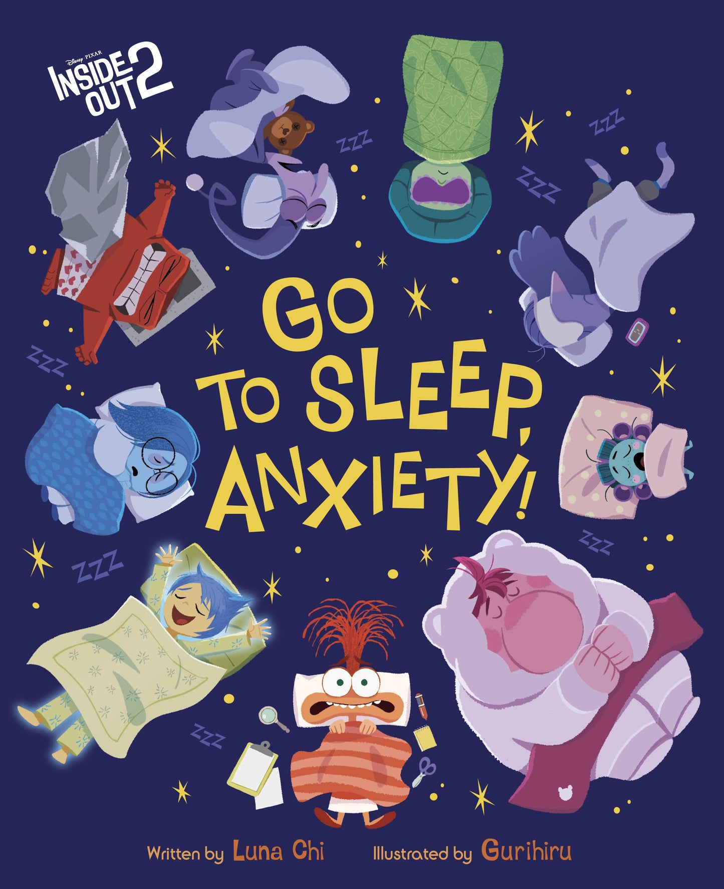 Disney/Pixar Inside Out 2: Go to Sleep, Anxiety! by Chi, Luna. ISBN 9781368100236.