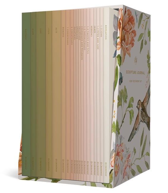 ESV Scripture Journal: New Testament Set (Artwork by Ruth Chou Simons) (Paperback) by Chou Simons, Ruth. ISBN 9781433581656.