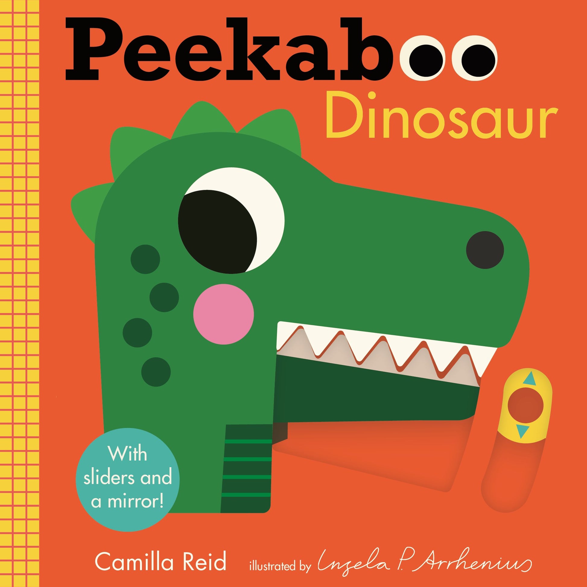 Peekaboo: Dinosaur: (An Interactive Board Book for Babies & Toddlers with Mirror & Sliders to Push, Pull, or Turn. Cute Artwork Includes Friendly Dino by Arrhenius, Ingela P.. ISBN 9781536241464.