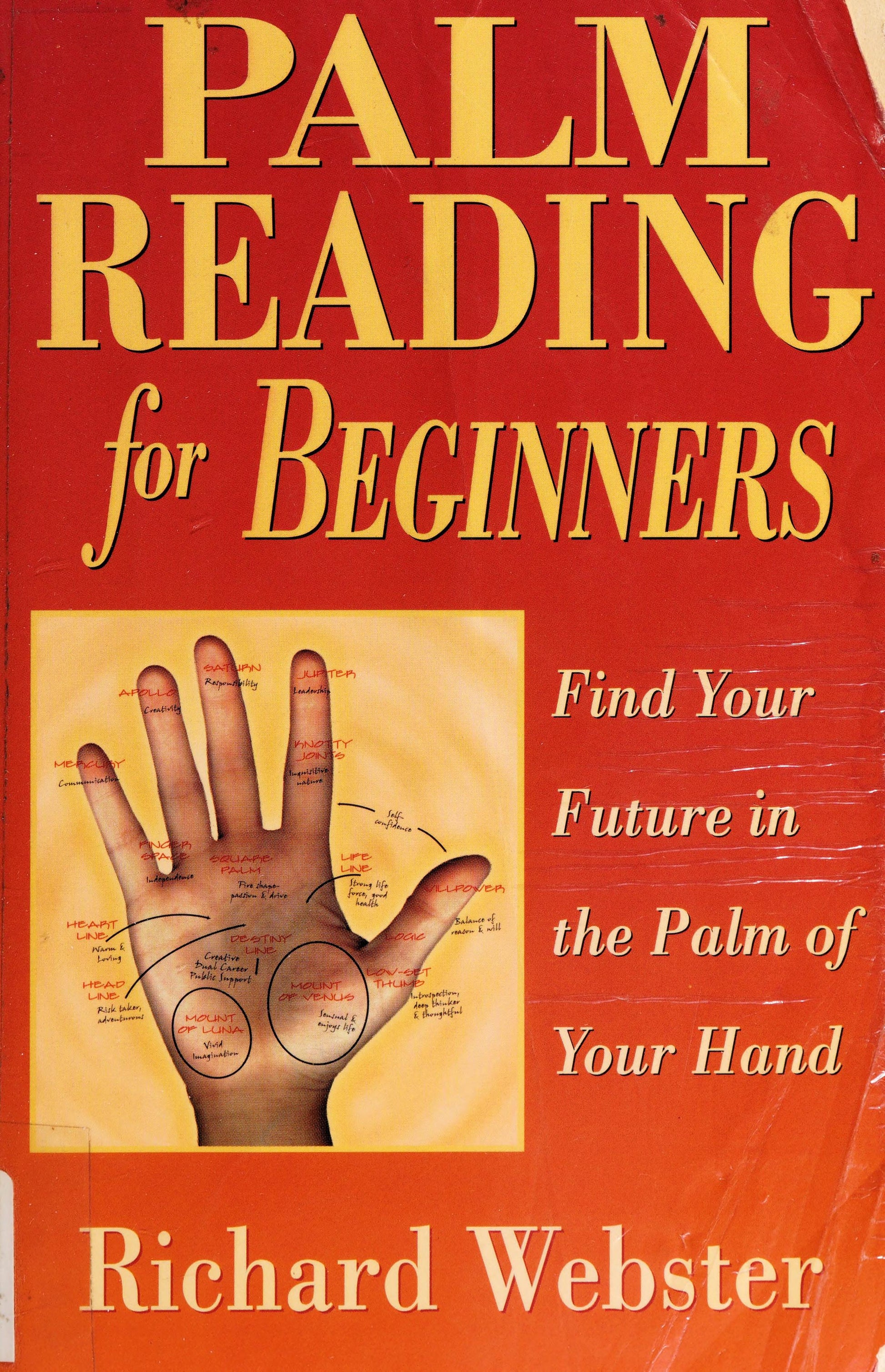 Palm Reading for Beginners: Find Your Future in the Palm of Your Hand by Webster, Richard. ISBN 9781567187915.