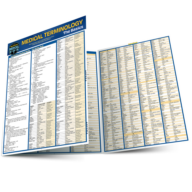 Medical Terminology: The Basics: A Quickstudy Laminated Reference Guide by Linton, Corinne. ISBN 9781572225381.