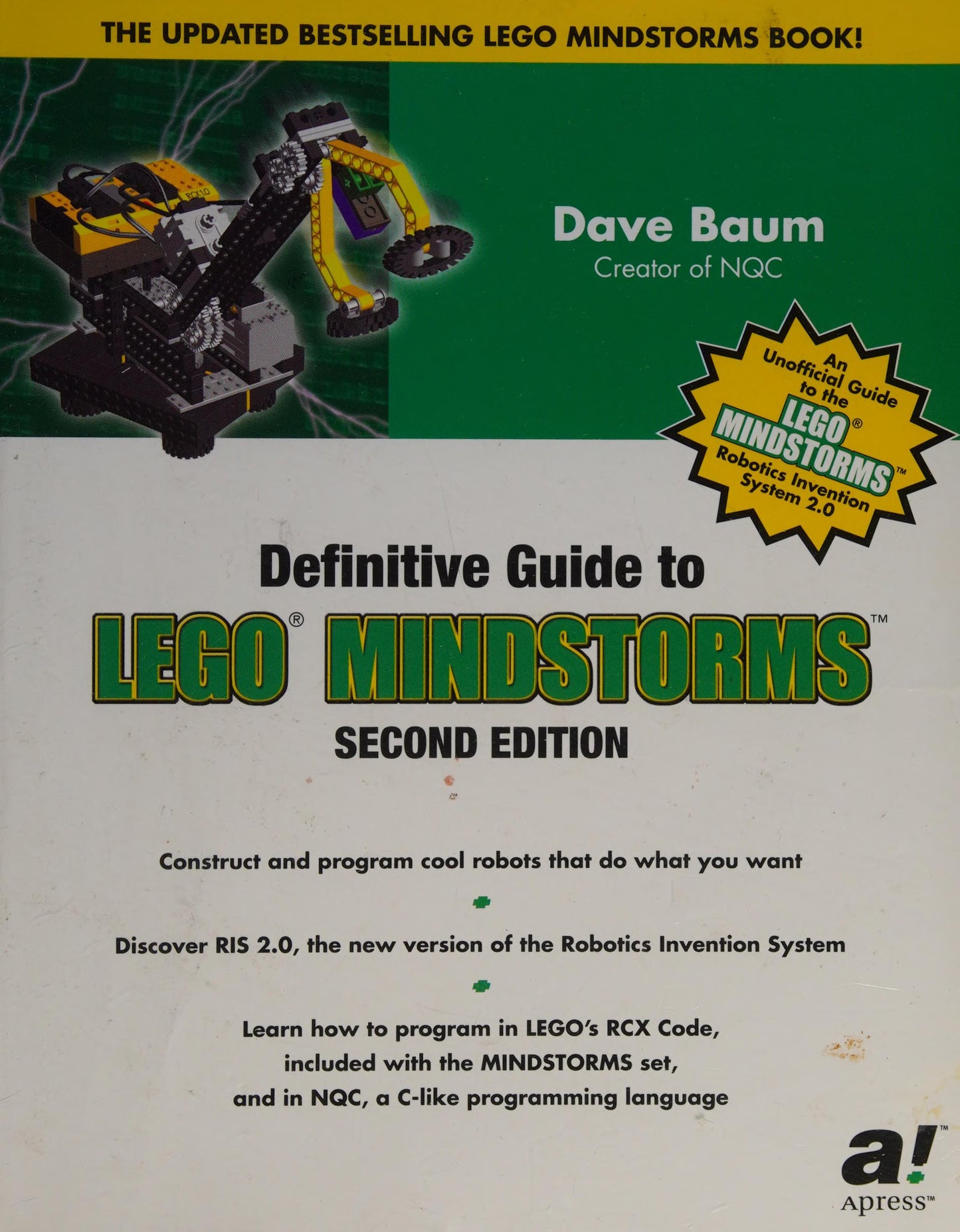 Definitive Guide to Lego Mindstorms by Baum, Dave. ISBN 9781590590638.