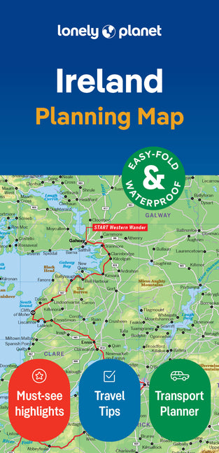Lonely Planet Ireland Planning Map by Lonely Planet. ISBN 9781787015814.