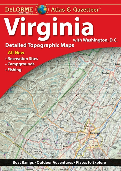 Delorme Atlas & Gazetteer: Virginia by Rand McNally
