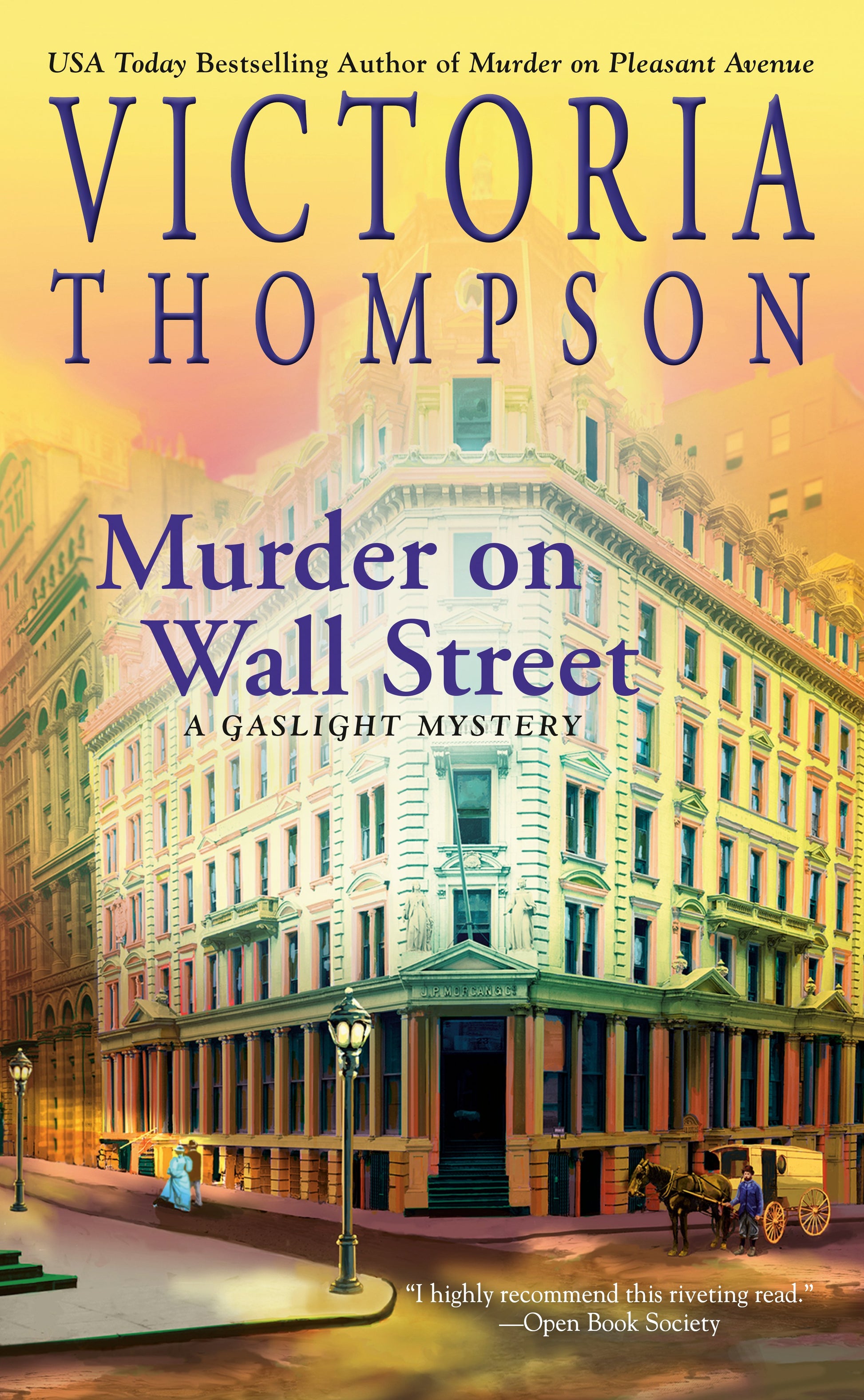 Murder on Wall Street by Thompson, Victoria. ISBN 9781984805782.