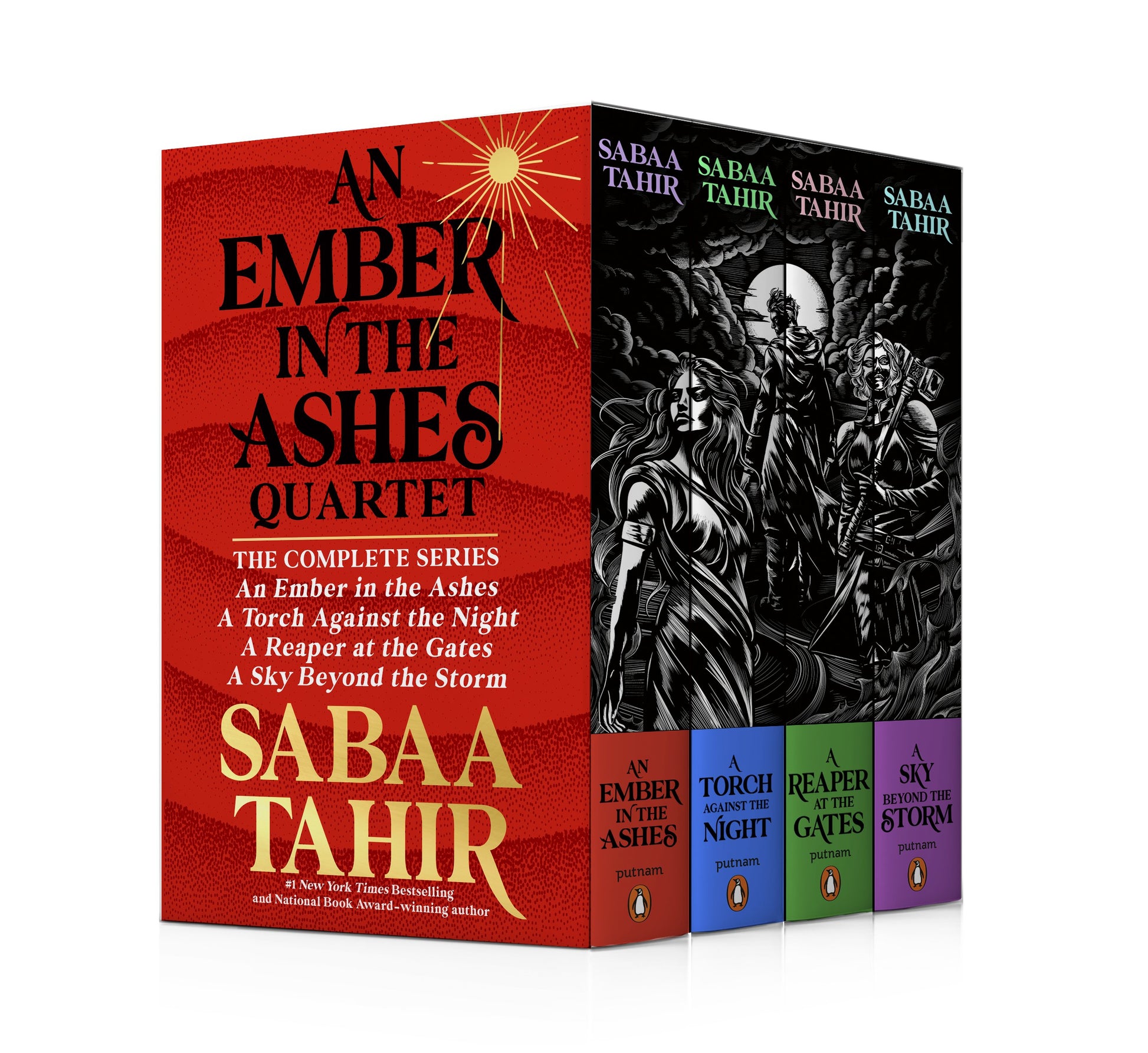 An Ember in the Ashes Complete Series Paperback Box Set (4 Books) by Tahir, Sabaa. ISBN 9798217002603.