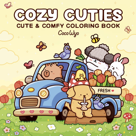 Cozy Cuties: Coloring Book for Adults and Kids by Wyo, Coco. ISBN 9798217116850.