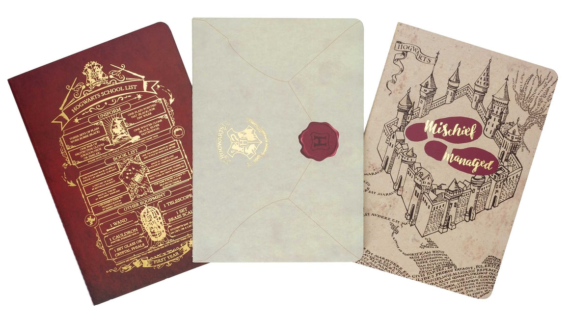 Harry Potter: Welcome to Hogwarts Planner Notebook Collection (Set of 3): (Harry Potter School Planner School, Harry Potter Gift, Harry Potter Station by Insight Editions. ISBN 9798886631418.