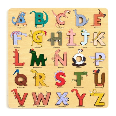 Dino Wooden Alphabet Puzzle by Feiner, Beck