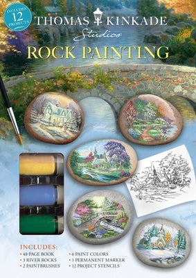 Thomas Kinkade Rock Painting by Kelman, Marcy