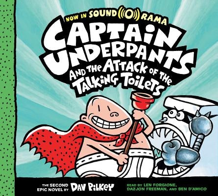 Captain Underpants and the Attack of the Talking Toilets: Color Edition (Captain Underpants #2): Volume 2 by Pilkey, Dav