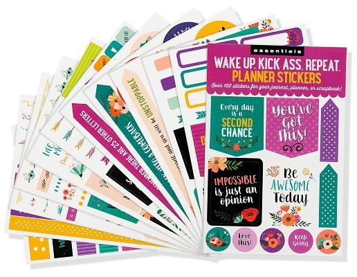 Planner Stickers Wake Up Kick Ass by Peter Pauper Press, Inc