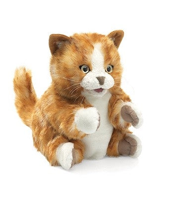 Orange Tabby Kitten Puppet by Folkmanis Puppets