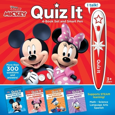 Disney Mickey Mouse Clubhouse: Quiz It 4-Book Set and Smart Pen [With Battery] by Pi Kids