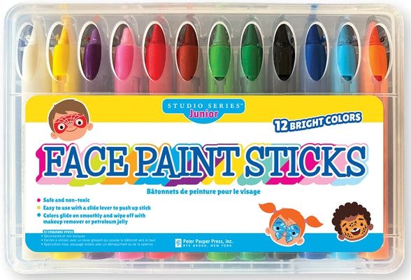 Studio Series Face Paint Sticks (Set of 12) by Peter Pauper Press Inc
