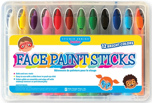 Studio Series Face Paint Sticks (Set of 12) by Peter Pauper Press Inc