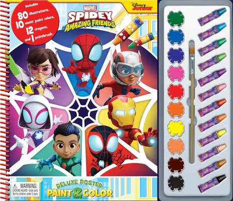 Marvel Spidey & Amaz Friends Deluxe Poster Paint & Color by Phidal Publishing