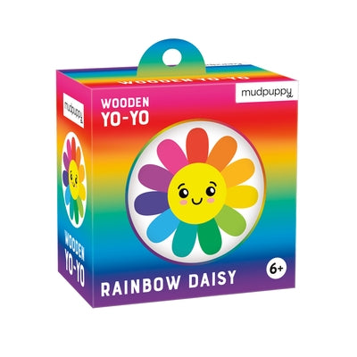 Rainbow Daisy Wooden Yo-Yo by Galison Mudpuppy