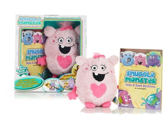 Snuggle Monster Hide & Seek Bedtime Pink Monster by Continuum Games
