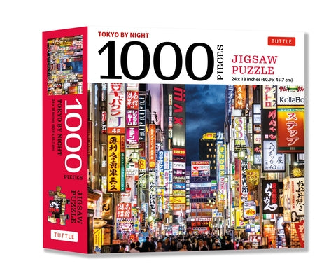 Tokyo by Night - 1000 Piece Jigsaw Puzzle: Tokyo's Kabuki-Cho District at Night: Finished Size 24 X 18 Inches (61 X 46 CM) by Tuttle Studio