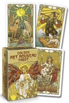 Golden Art Nouveau Tarot Mini by Massaglia, Giulia Francesca