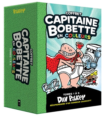 Coffret Capitaine Bobette En Couleurs: Tomes 1 ? 5 by Pilkey, Dav
