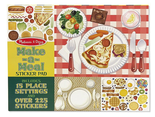 Make-A-Meal Sticker Pad by Melissa & Doug