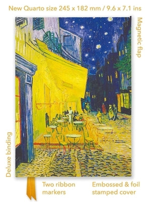 Vincent Van Gogh: Caf? Terrace (Foiled Quarto Journal) by Flame Tree Studio