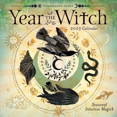 Year of the Witch 2025 Wall Calendar: Seasonal Intuitive Magick by Alden, Temperance