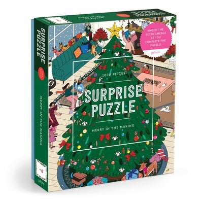 Merry in the Making 1000 Piece Surprise Puzzle by Galison