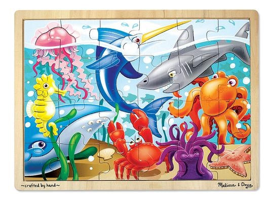 Melissa & Doug Under the Sea Jigsaw (24 Pc) by Melissa & Doug