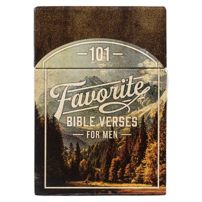 101 Favorite Bible Verses for Men, a Box of Blessings by Christian Art Gifts